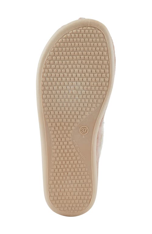 Flexus By Spring Step Amalie Faux Fur Slipper In Brown