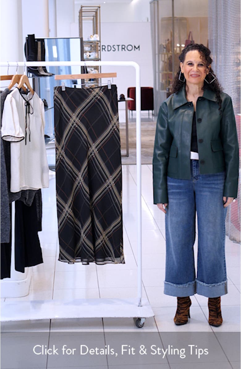 Mini Check Maxi Skirt, sales video thumbnail