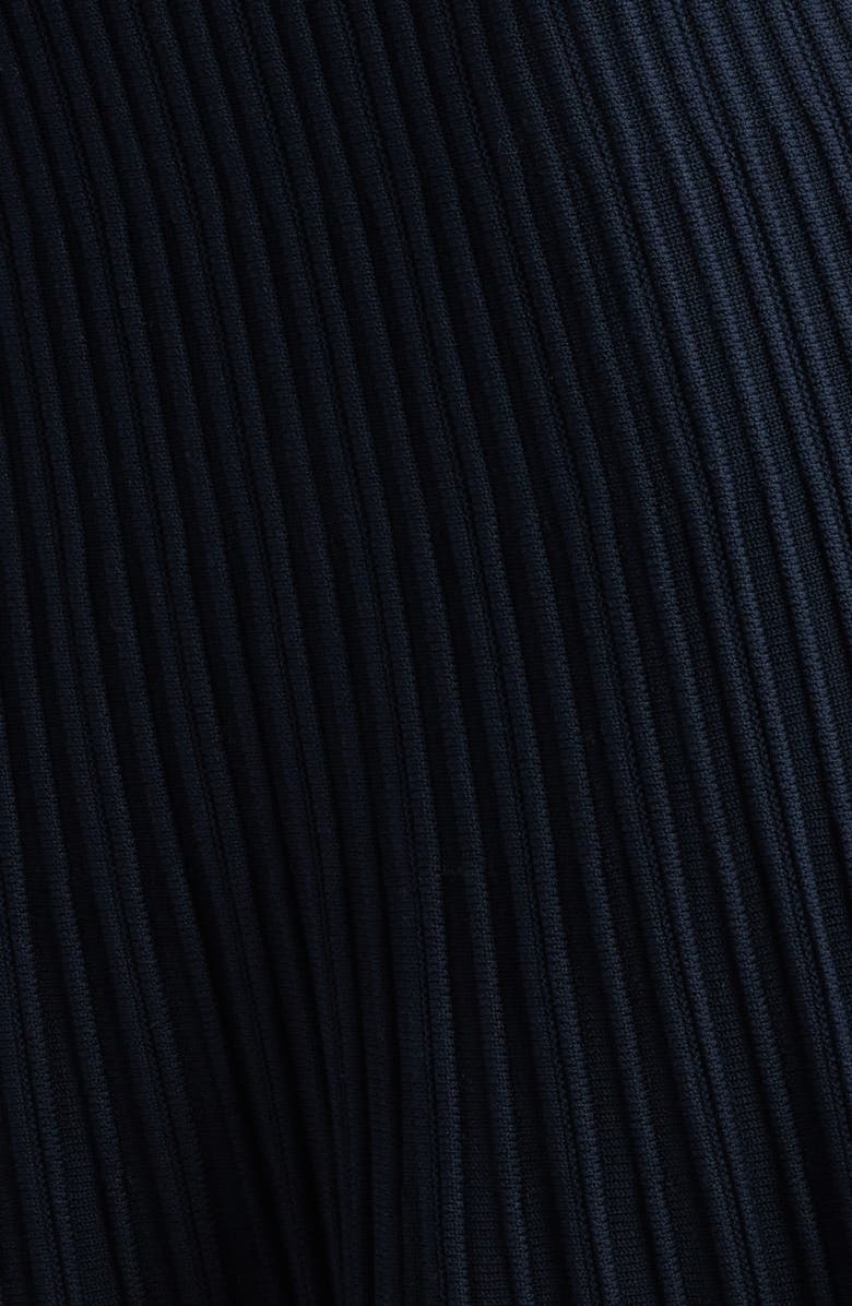 BOSS Fracie Rib Midi Dress, Alternate, color, Sky Captain