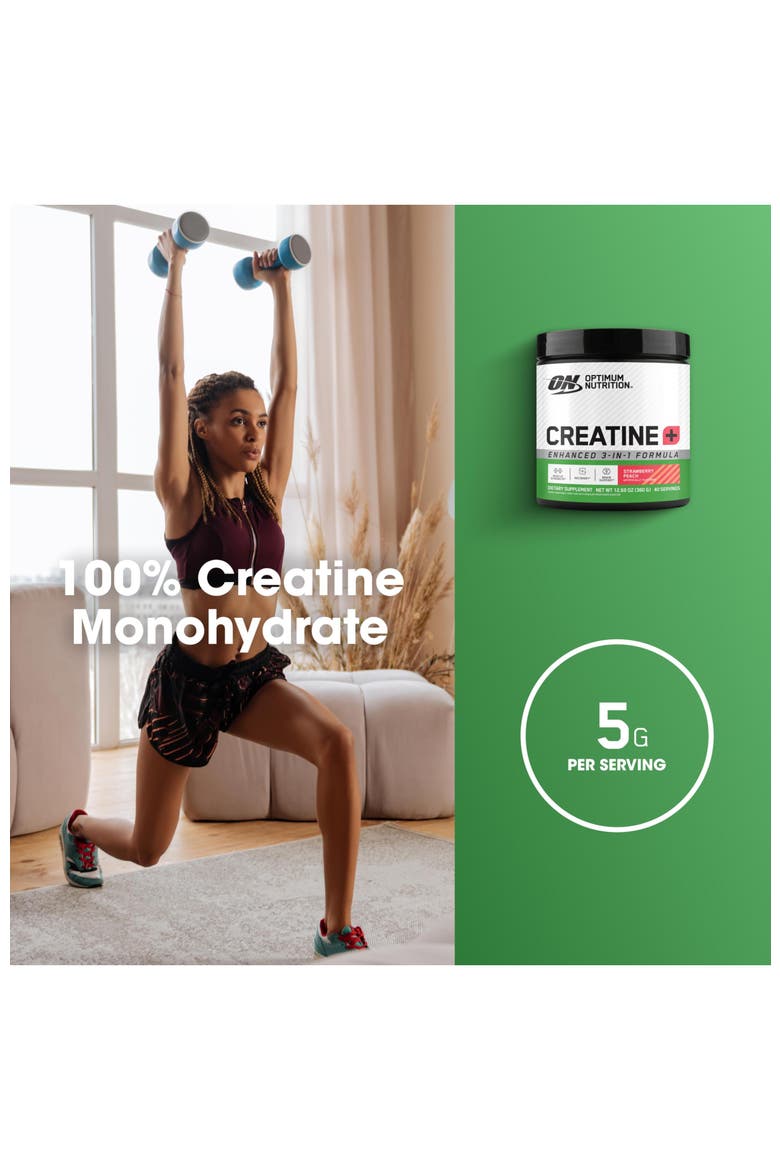 Creatine Monohydrate Plus Powder with Electrolytes and Vitamins, 360 Grams, Alternate, color, None