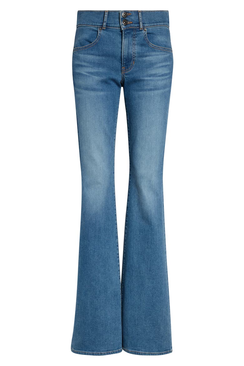 Beverly Mid Rise Skinny Flare Jeans, Alternate, color, BANDIT DUST