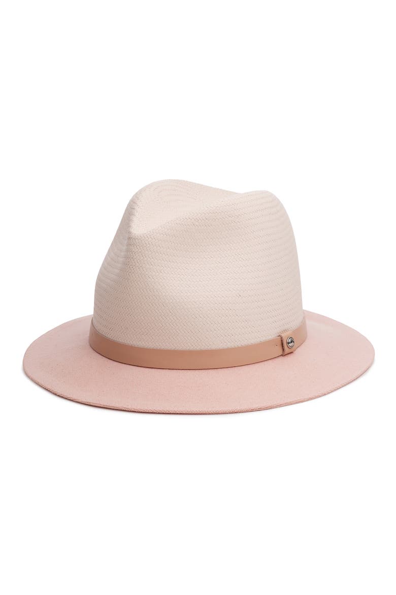 Floppy Playa Canvas Hat, Main, color, BLUSH
