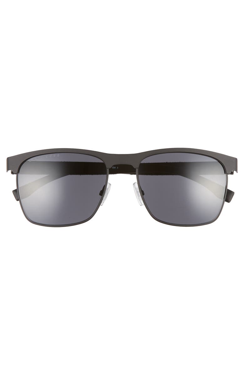 BOSS 57mm Rectangle Sunglasses, Alternate, color, 