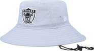 New Era Men's New Era Silver Las Vegas Raiders Main Bucket Hat