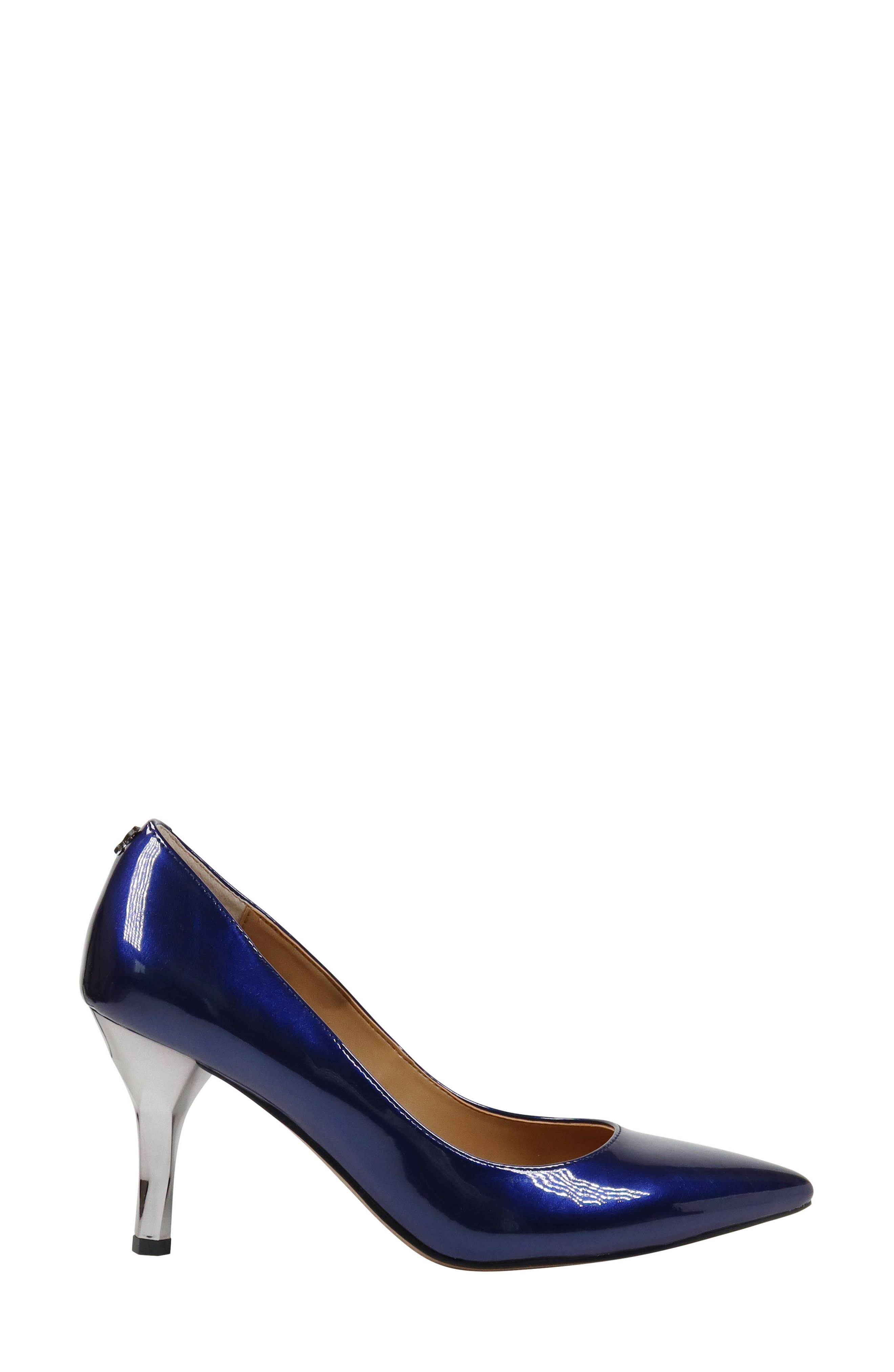 Kanan Pointed Toe Pump, Alternate, color, NAVY