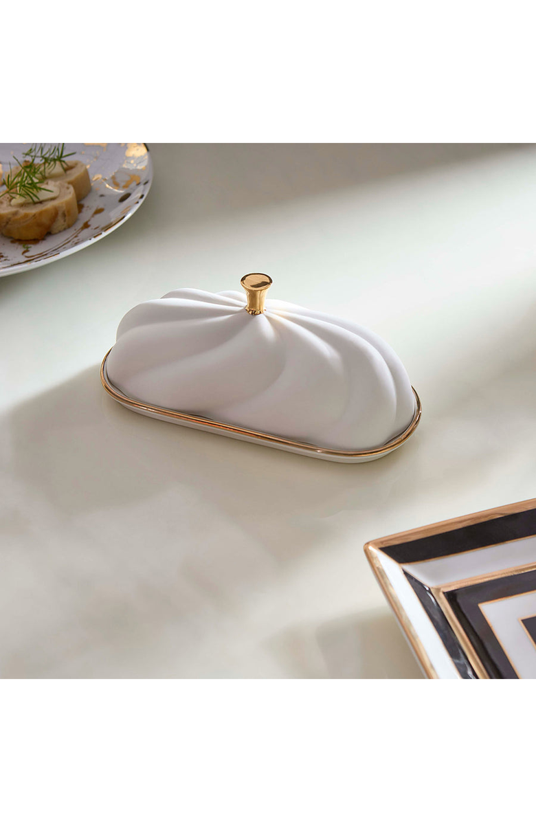 Jonathan Adler Geneva Butter Dish, Alternate, color,