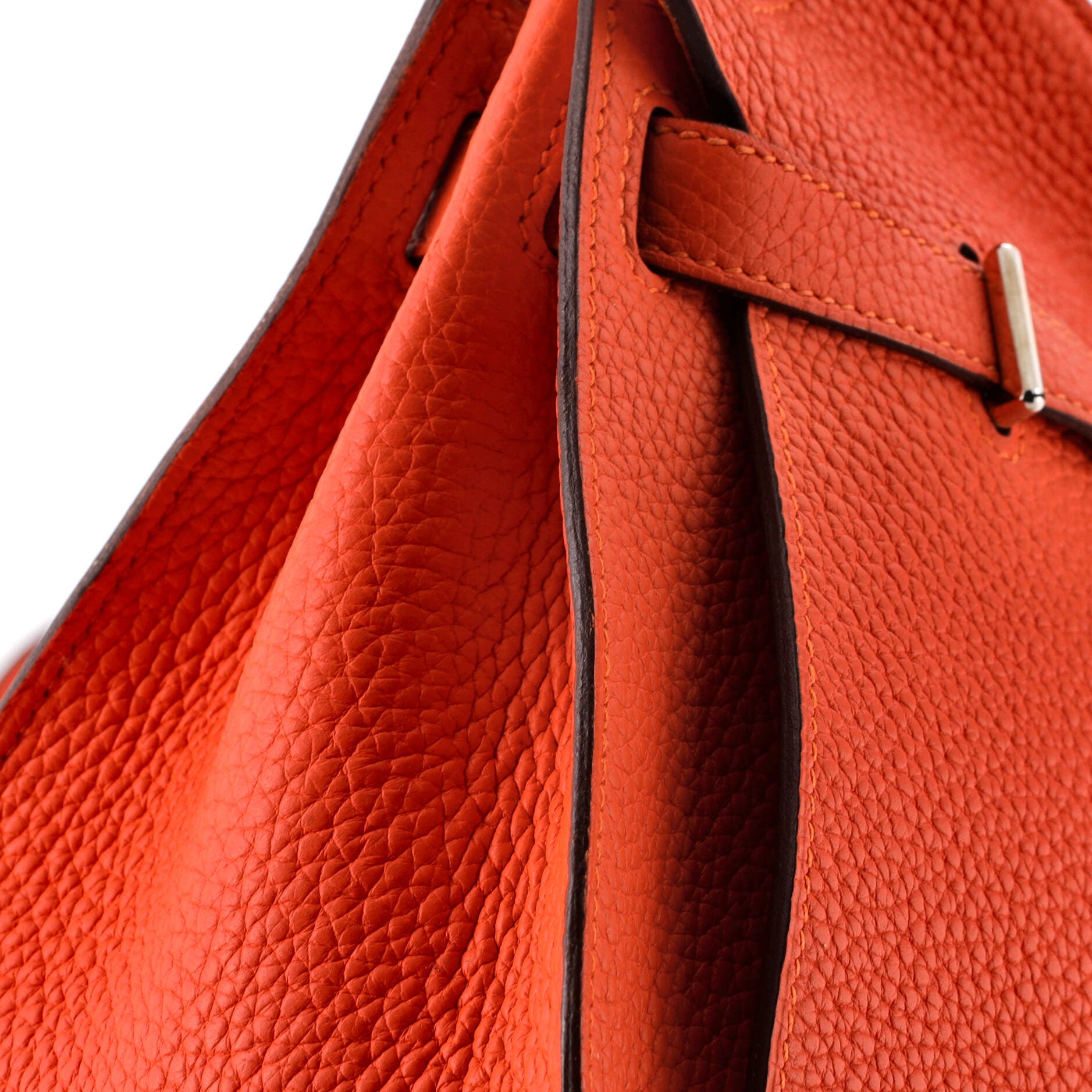 Pre-Owned Hermes Jypsiere Bag Clemence 28, Alternate, color, Feu