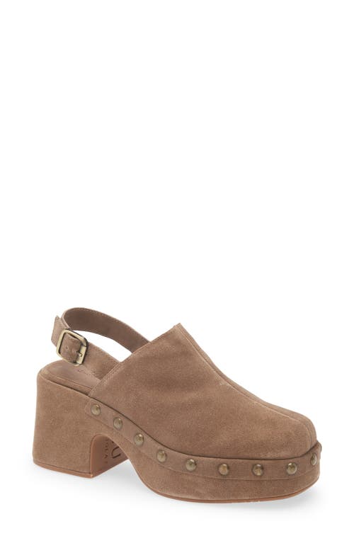 Chocolat Blu Harley Slingback Platform Clog In Brown