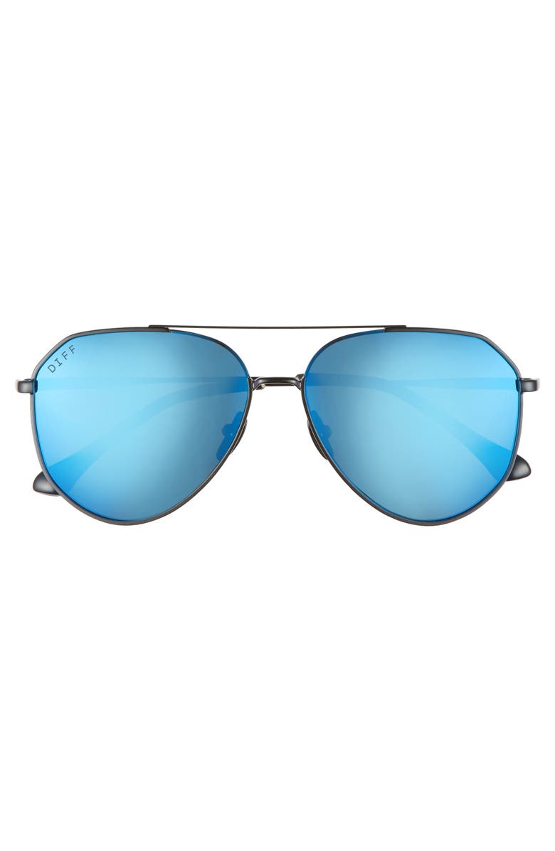 DIFF Dash 58mm Aviator Sunglasses, Alternate, color, 
