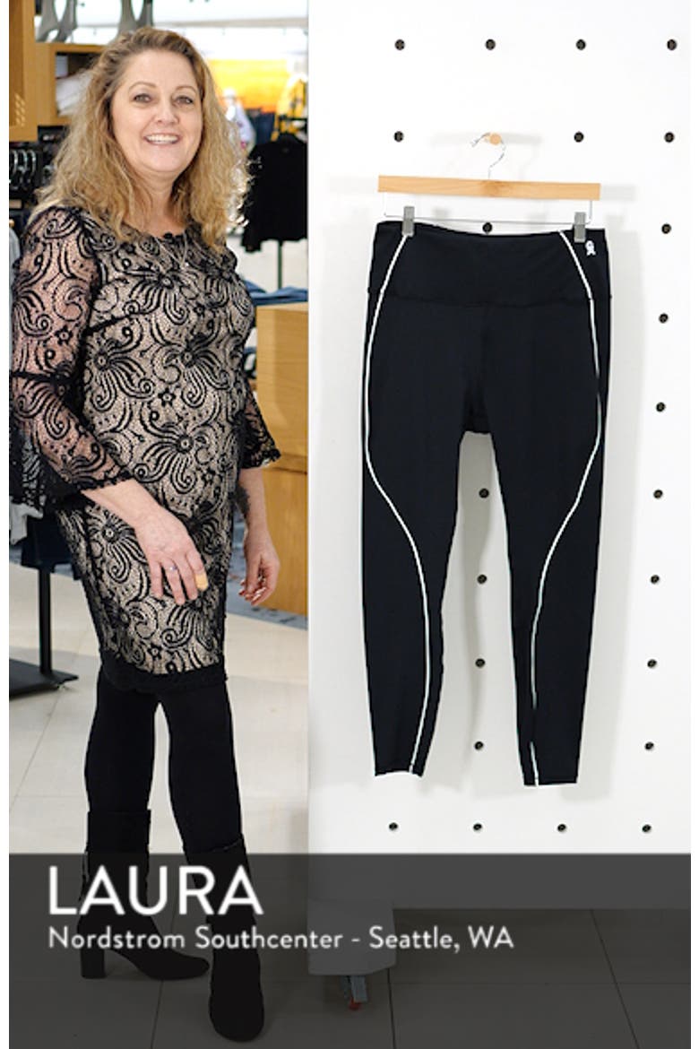 Piped High Waist Leggings video