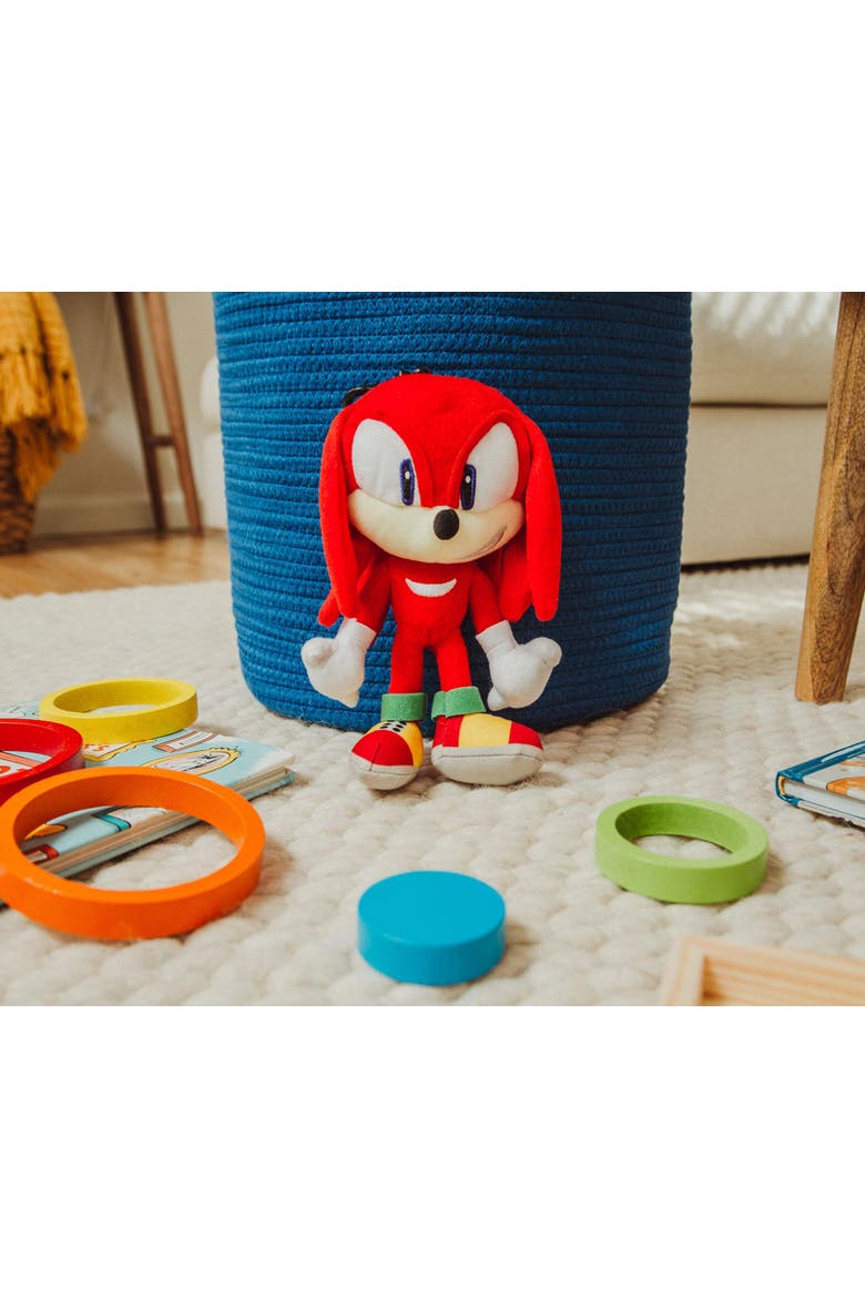 Sonic the Hedgehog 8-Inch Character Plush Toy | Knuckles the Echidna, Alternate, color, Red