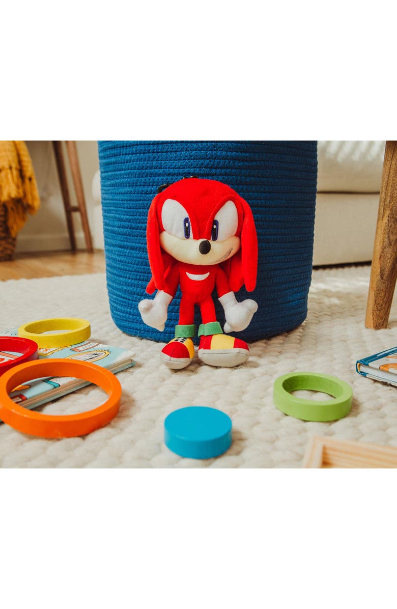 Toynk Sonic the Hedgehog 8-Inch Character Plush Toy | Knuckles the Echidna, Alternate, color, Red