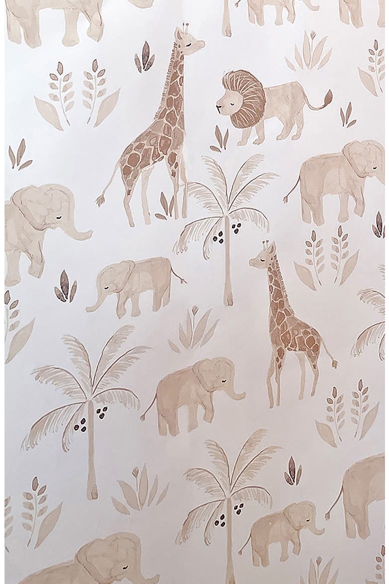 Safari Animal Wallpaper for Nursery, Main, color, MULTI