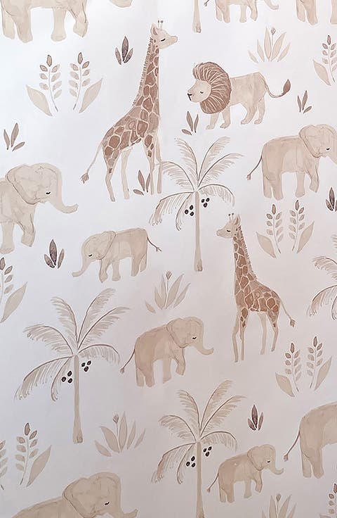 Safari Animal Wallpaper for Nursery