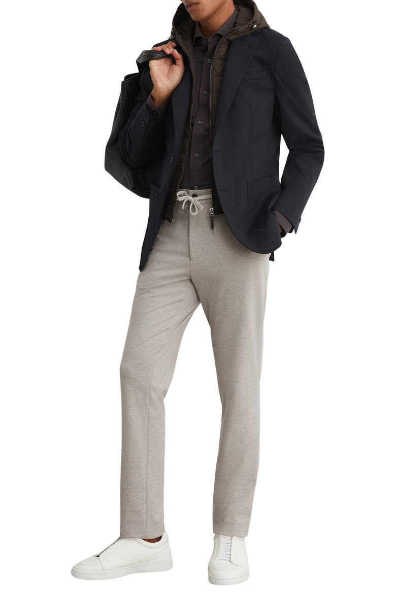 Trip R-Flex Four-Way Stretch Drawstring Trousers, Alternate, color, GREY MELANGE
