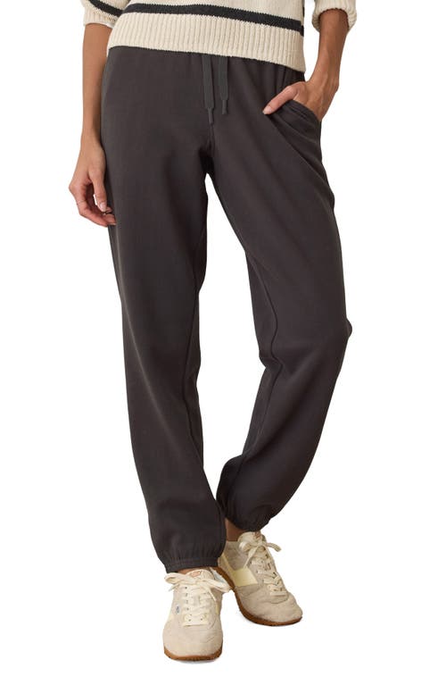 Marine Layer Cloud 9 Cotton Blend Fleece Joggers In Gold