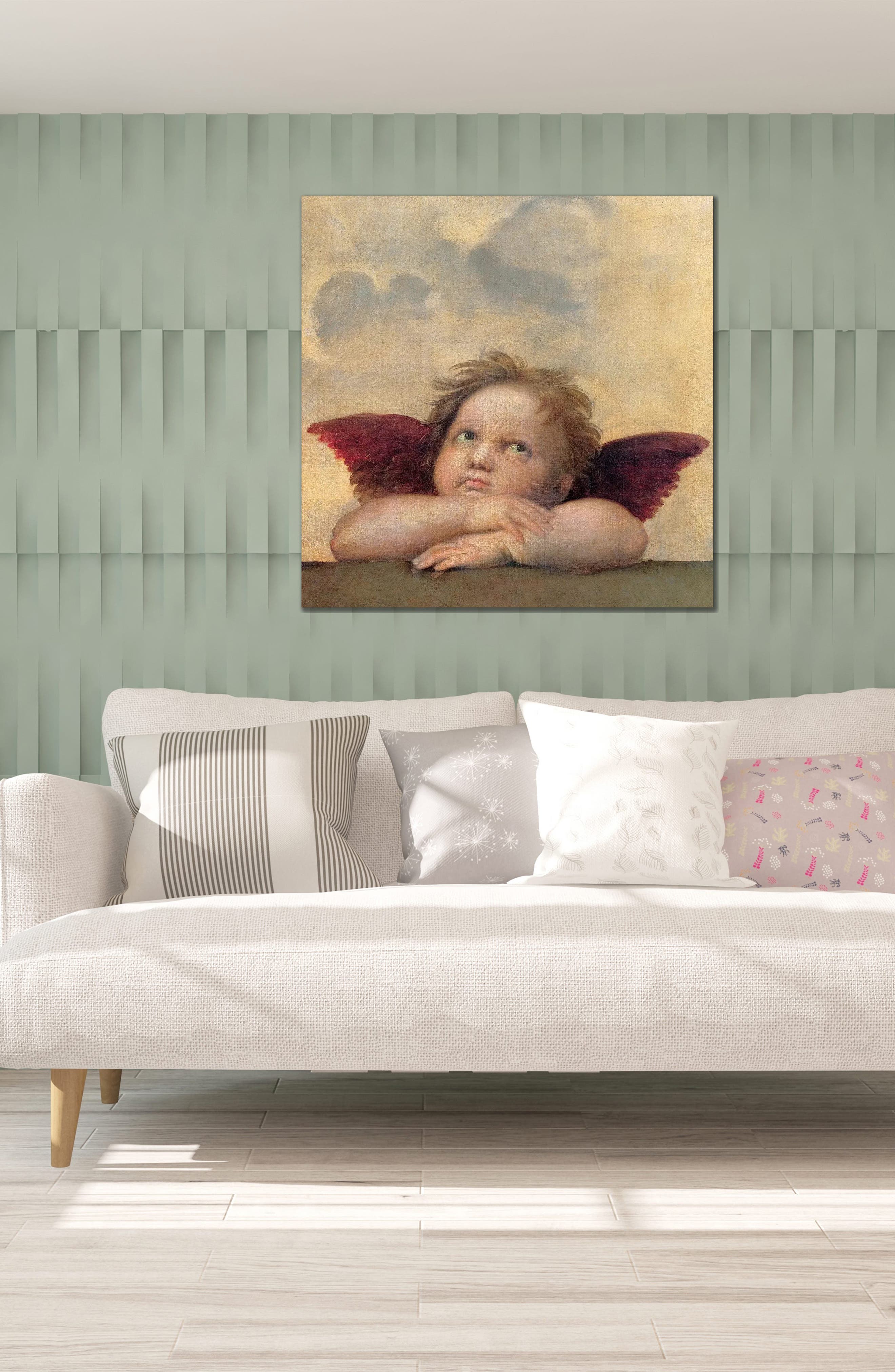 iCanvas Angelo II - Madonna Sistina Canvas Art Print by Raphael, 26