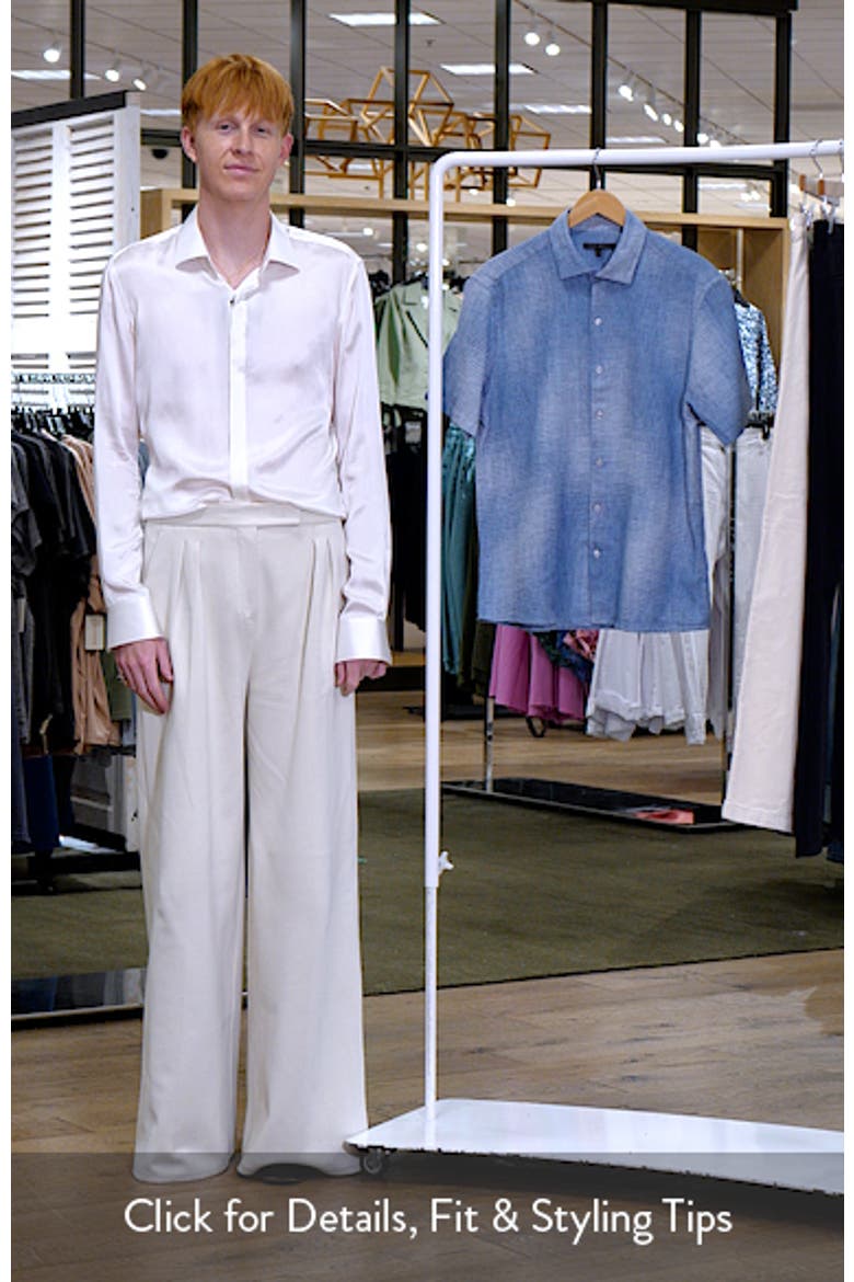 Ferris Short Sleeve Woven Button-Up Shirt video