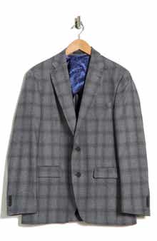 Jack Victor Elex Plaid Wool Blend Sport Coat