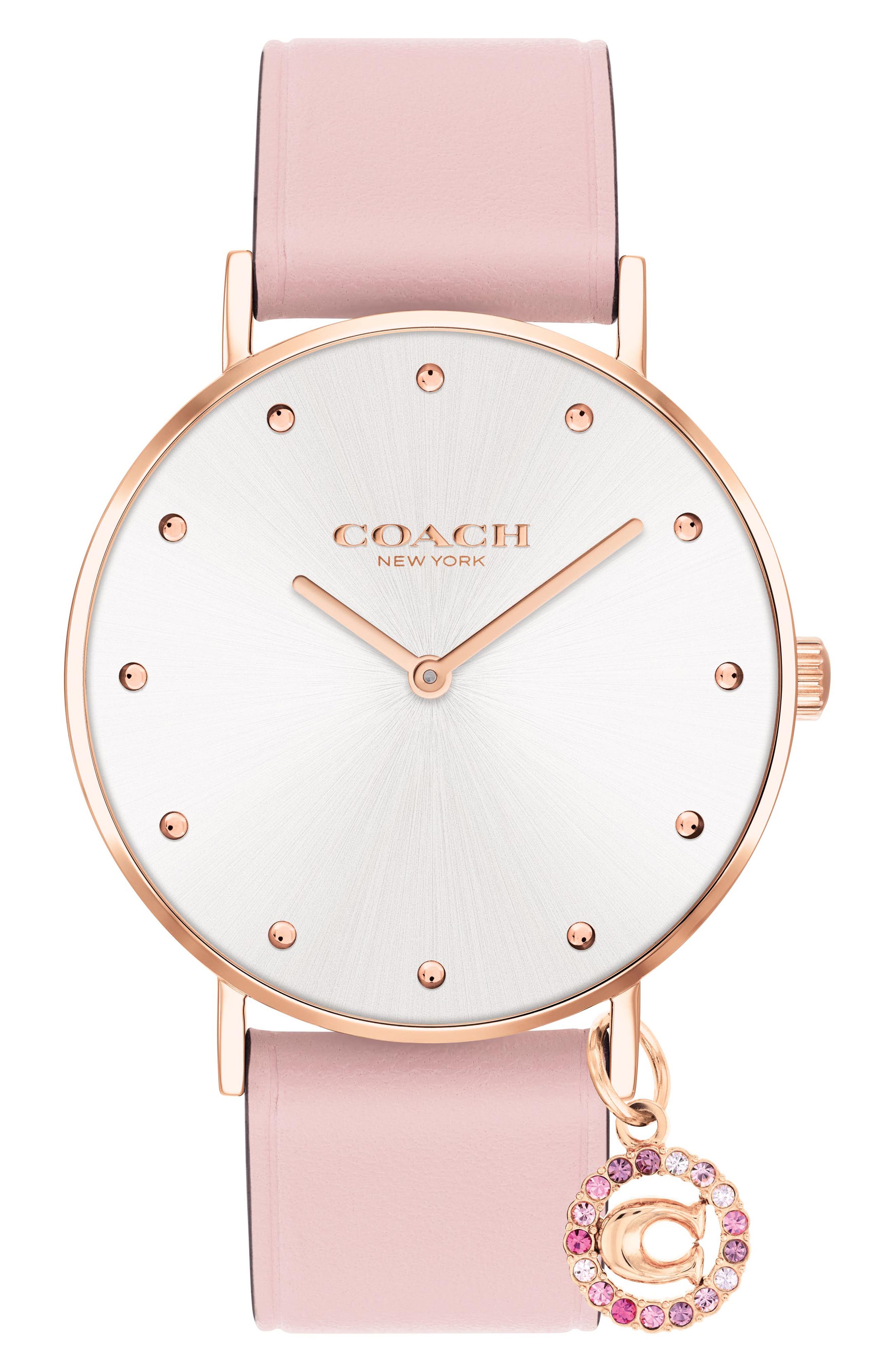 Perry Leather Strap Watch, 36mm (Women) | Nordstrom