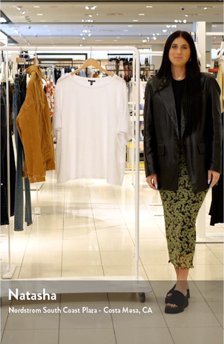 Organic Linen & Organic Cotton T-Shirt, sales video thumbnail