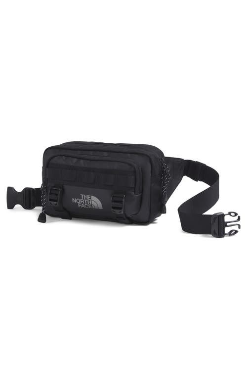 The North Face Base Camp Canvas Belt Bag In Tnf Black/asphalt Grey