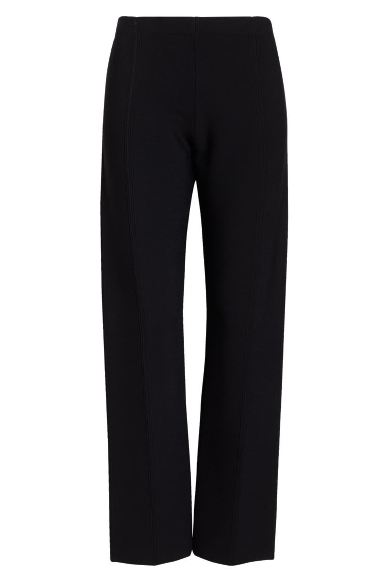 Knit Crop Pants, Alternate, color, BLACK
