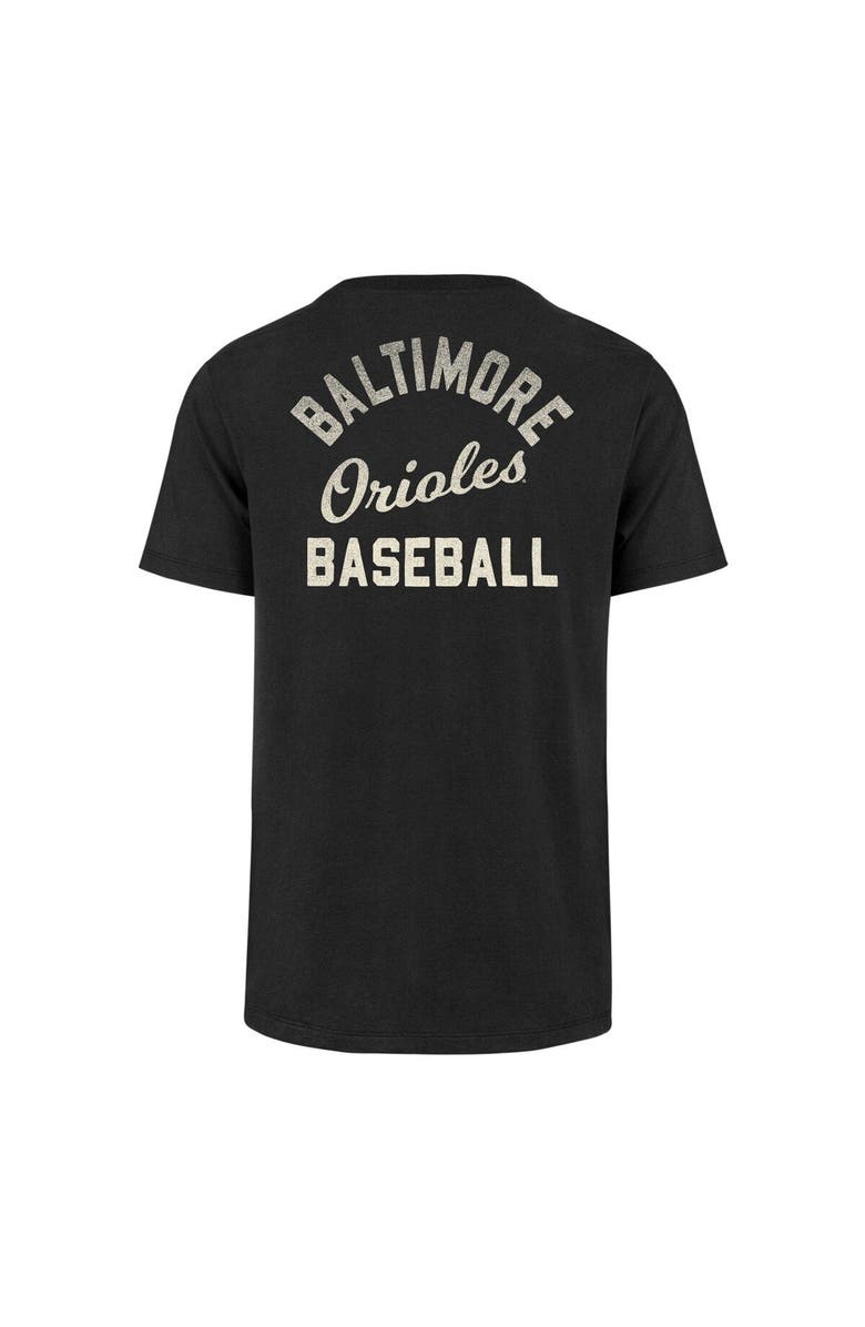 '47 Men's '47 Black Baltimore Orioles Turn Back Franklin T-Shirt, Alternate, color, Black