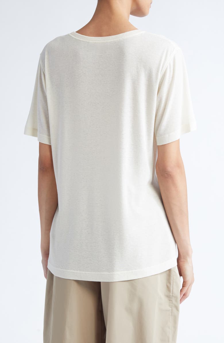 GIA STUDIOS Camille Jersey T-Shirt, Alternate, color, Ivory