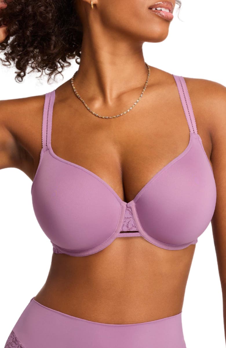 Montelle Intimates Berry Garden Pure Plus Underwire T-Shirt Bra, Main, color, 