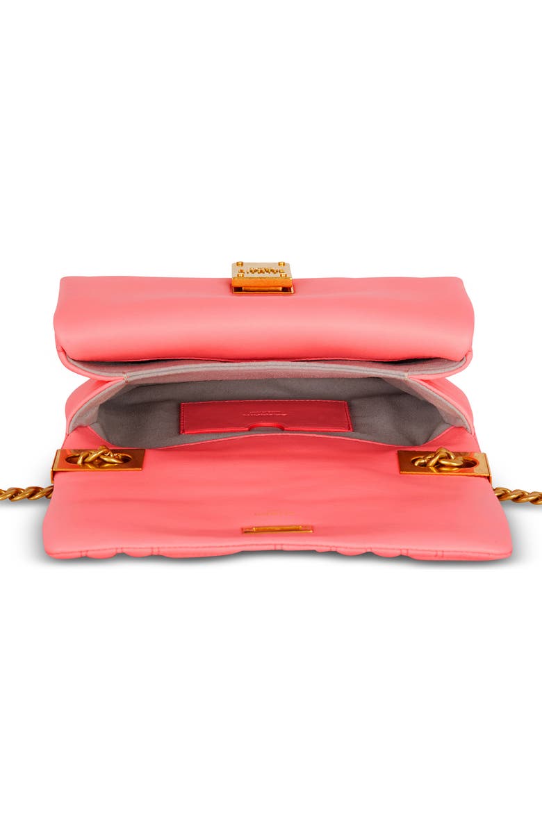 Balmain 1945 Soft Monogram Quilted Lambskin Leather Shoulder Bag, Alternate, color,