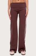 EDIKTED Anica Side Stripe Foldover Pants