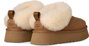 UGG® Tazzelle Genuine Shearling Collar Slipper (Women) | Nordstrom