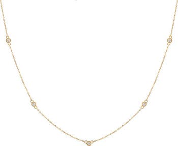 Diamond By the Yard Necklace 14K