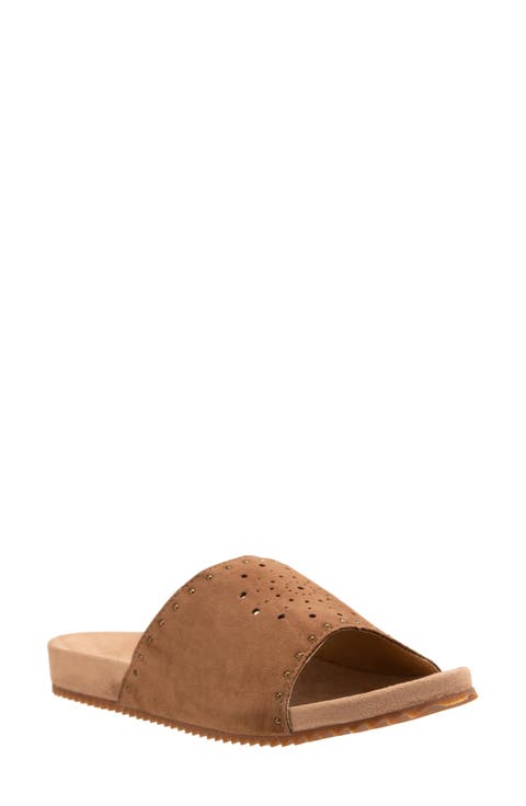 Sofia Stud Slide Sandal (Women)