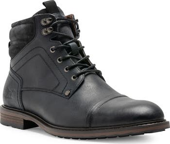 Mens Rodd &‎ Dunn Dunedin Military Black Leather Cap Toe Combat Boots Size 13 M Dunedin Military Boot | Rodd & Gunn US main image 4