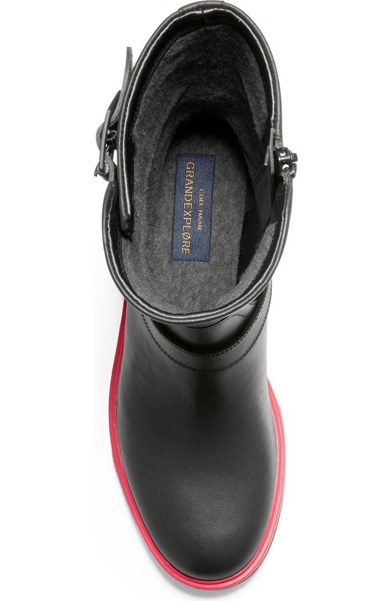 Cole Haan Millbridge Waterproof Moto Boot, Alternate, color,