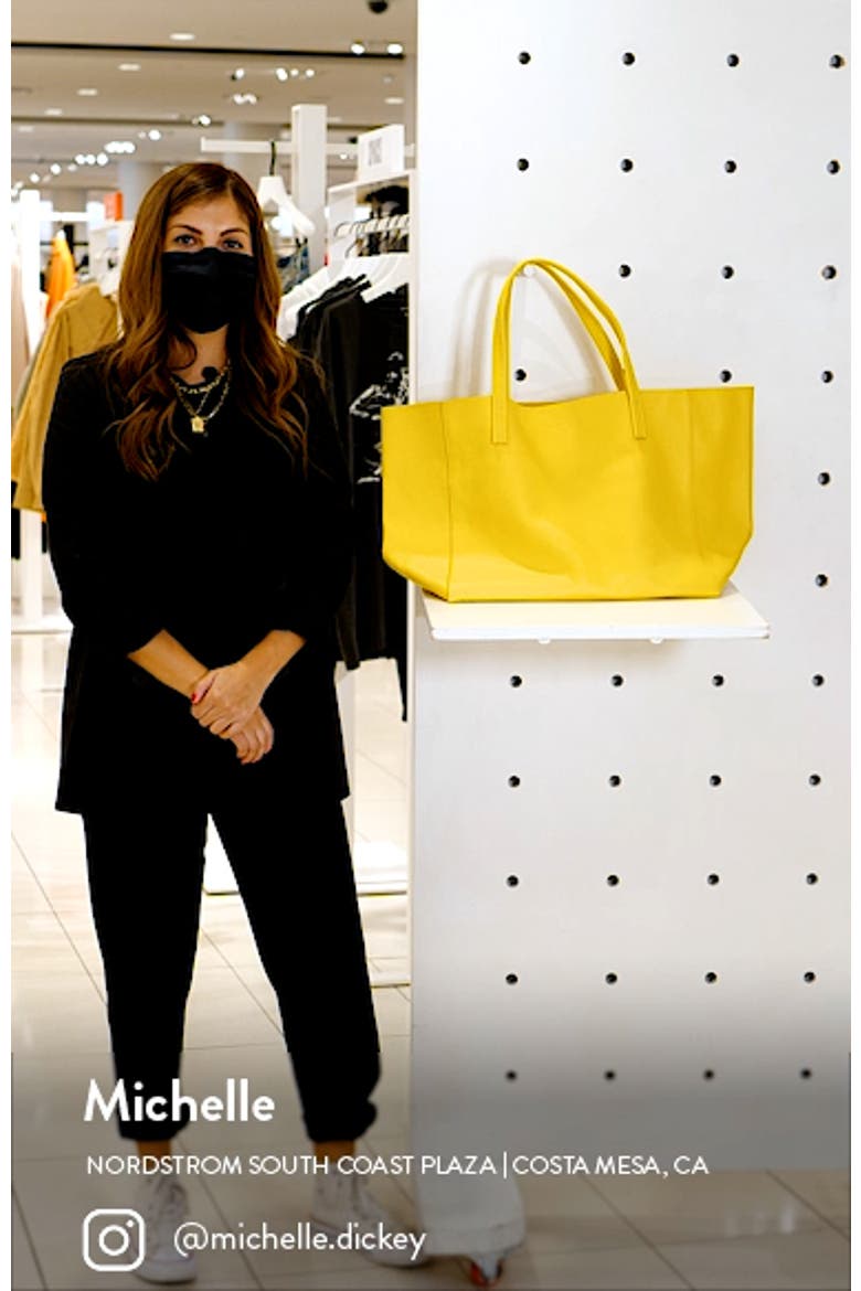 Violet East/West Leather Tote video