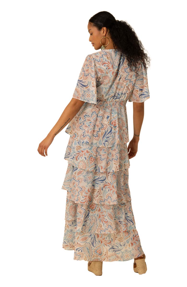 Hale Bob Karsyn Tiered Maxi Dress, Alternate, color,