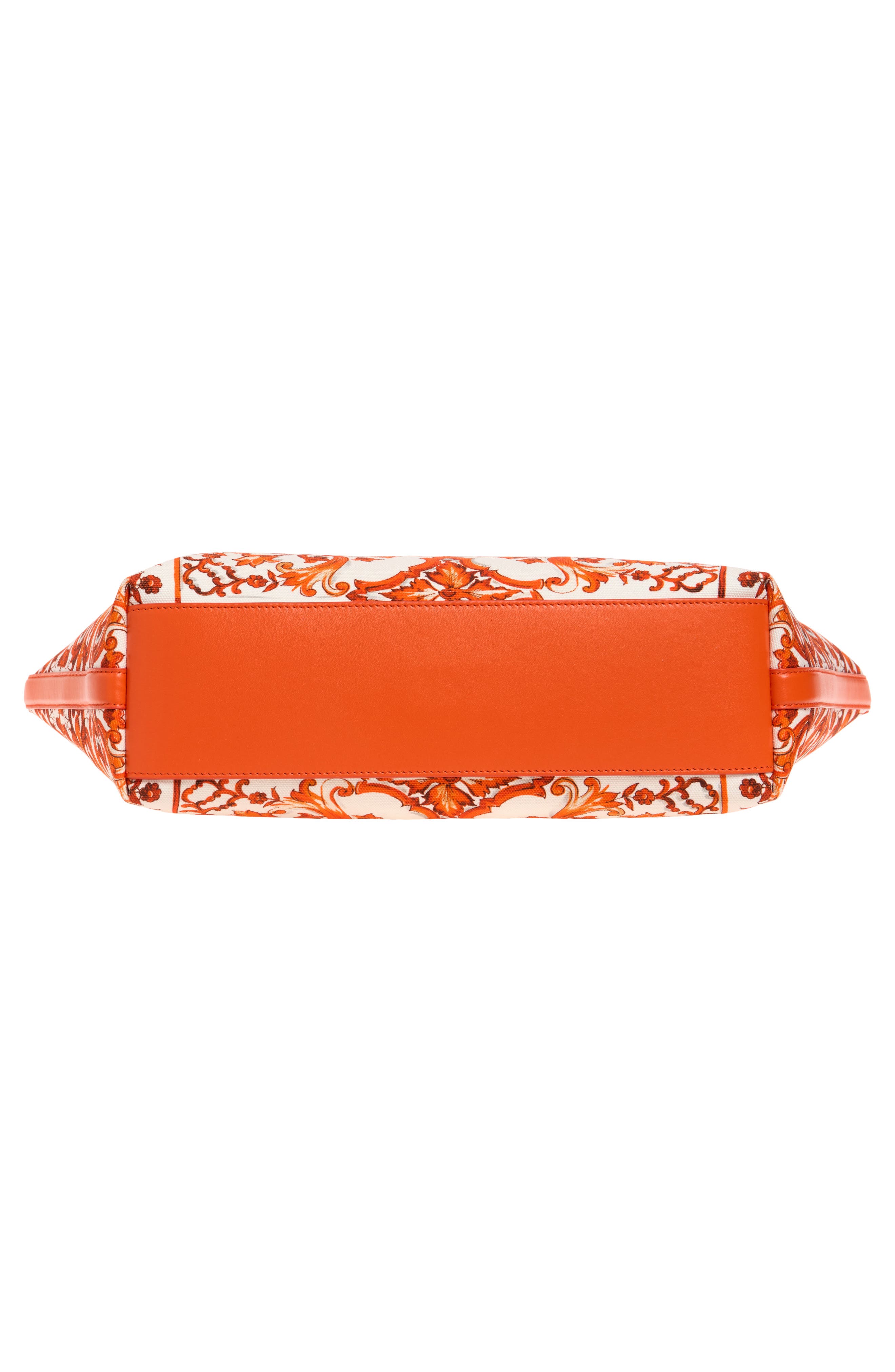 Dolce&Gabbana Atene Majolica Tote, Alternate, color, Id3tn Majolica 1 Orange