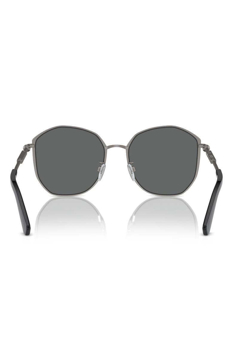 Burberry 57mm Round Sunglasses, Alternate, color, 