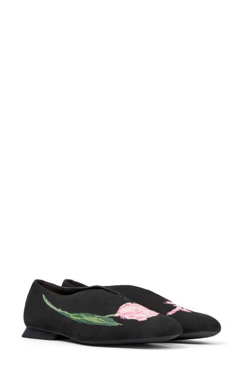 Casi Myra Twins Floral Ballerina Flat