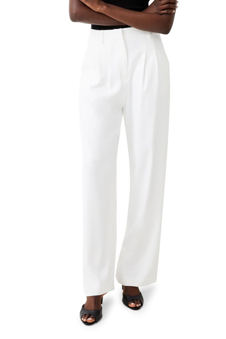 Harrie Wide Leg Suiting Pants, Main, color, SUMMER WHITE