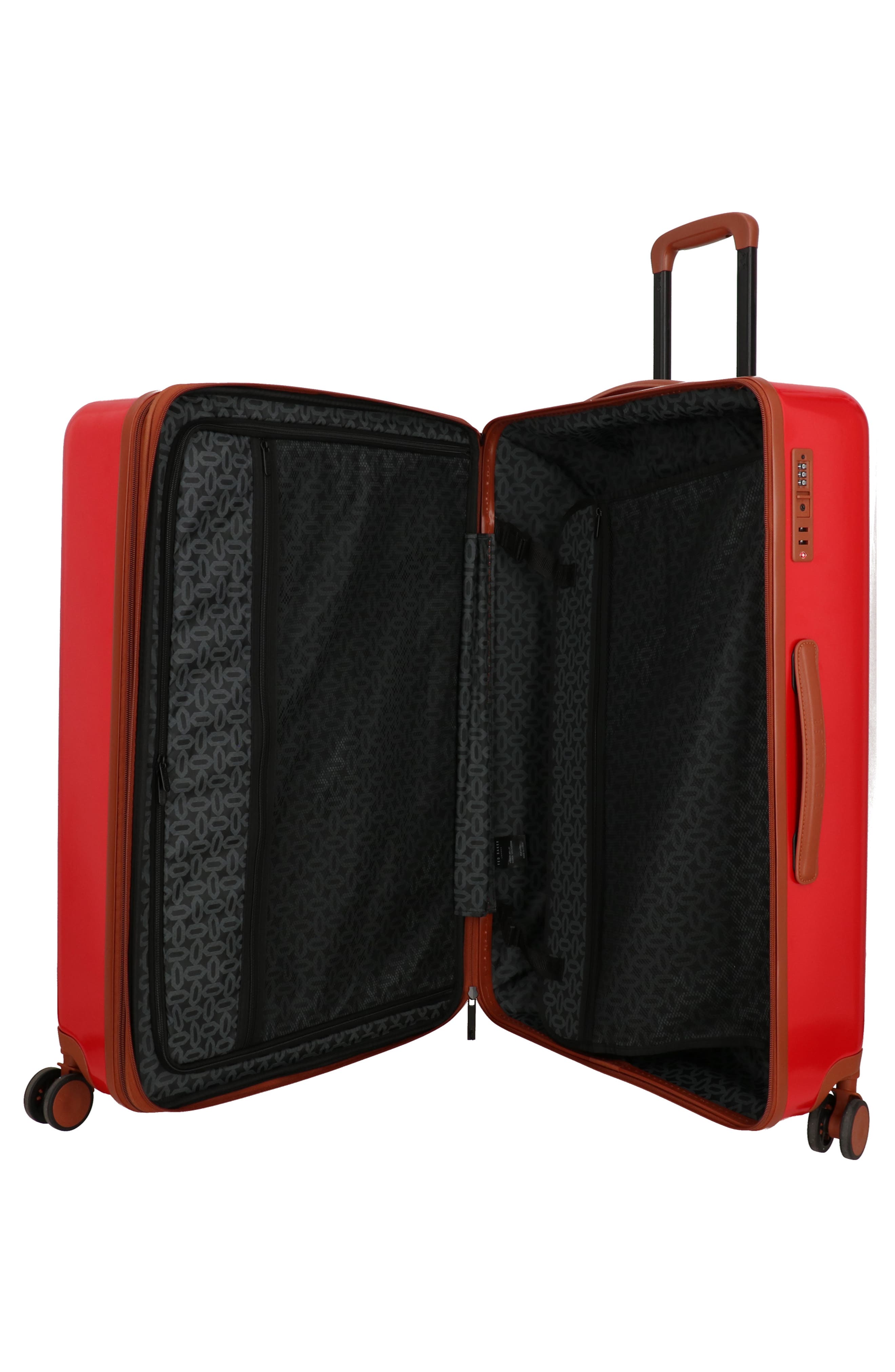 Ted Baker Kingston 3-Piece Hardside Luggage Set, Alternate, color, Savvy Red