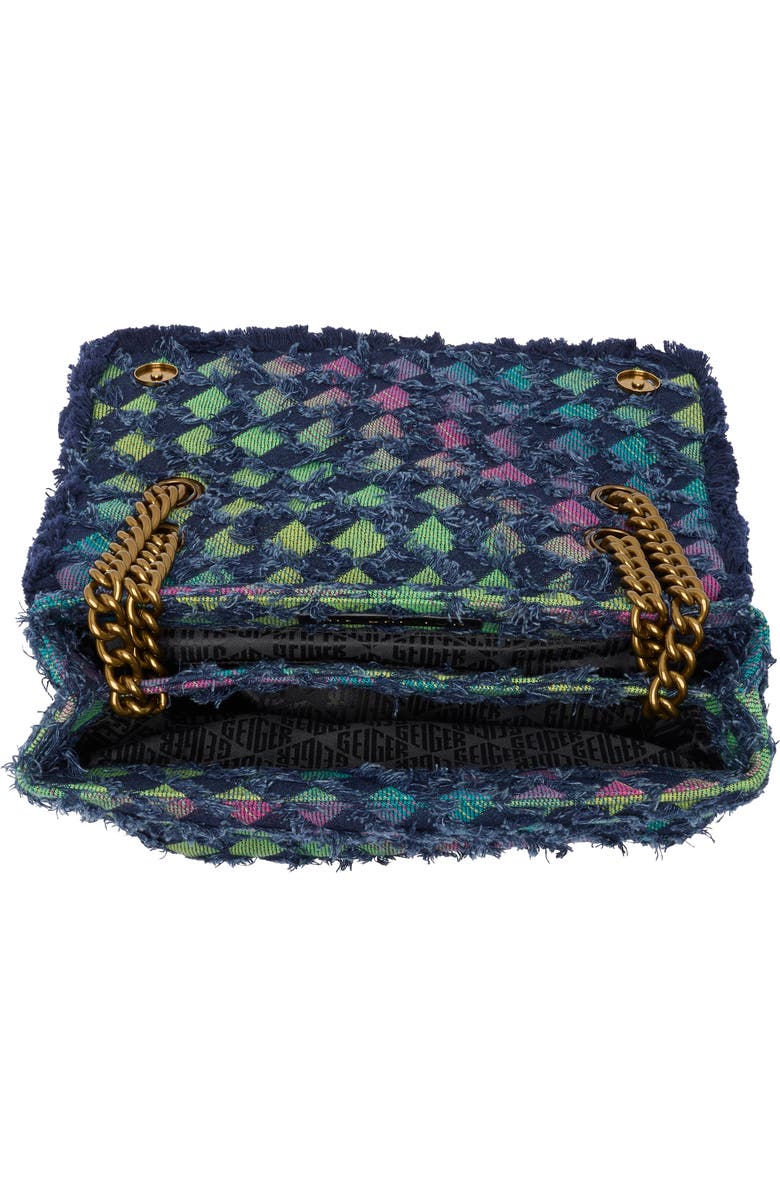 Kurt Geiger London Large Brixton Denim Shoulder Bag, Alternate, color,