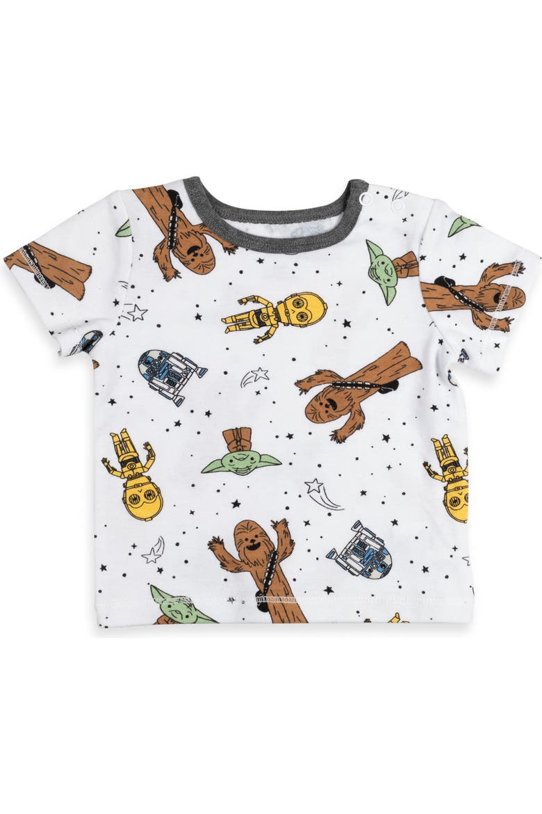 Shortall T-shirt And Bucket Hat Set (baby), Alternate, color, Star Wars Dark Gray