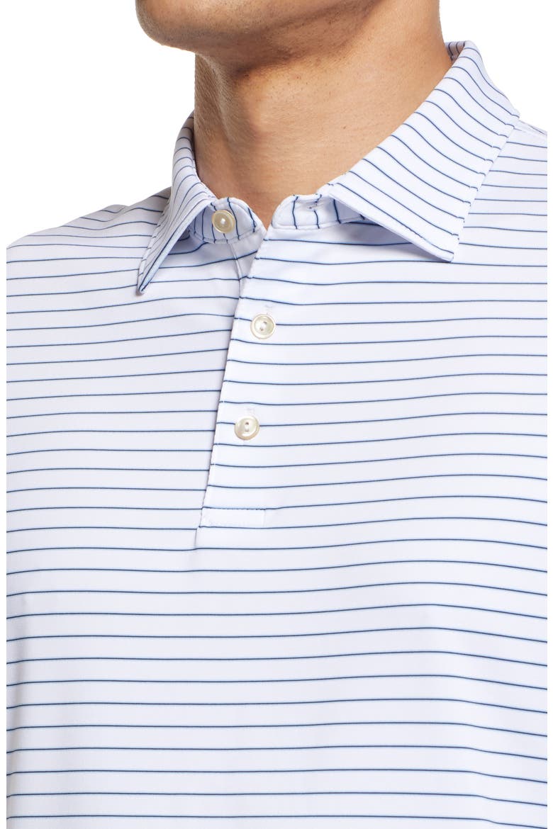 Drum Stripe Performance Polo, Alternate, color, WHITE