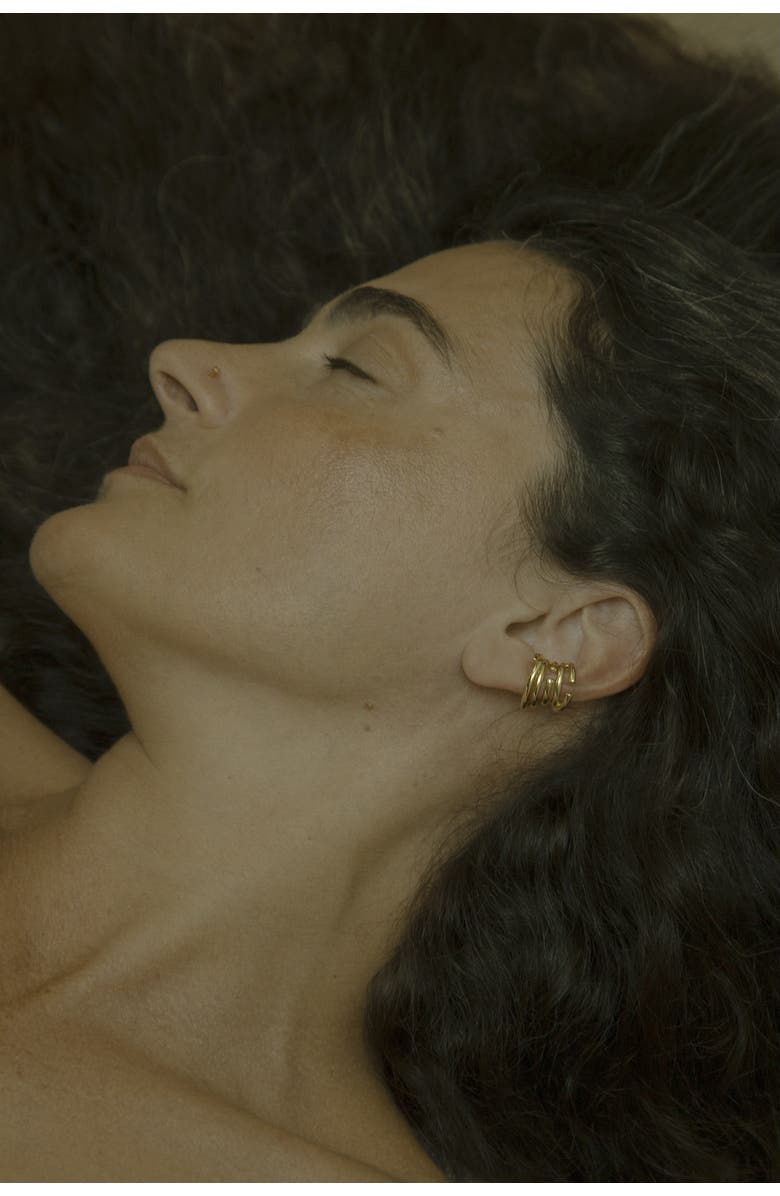 Otiumberg 14kt Gold Vermeil Chaos Ear Cuff, Alternate, color, Yellow Toned Gold