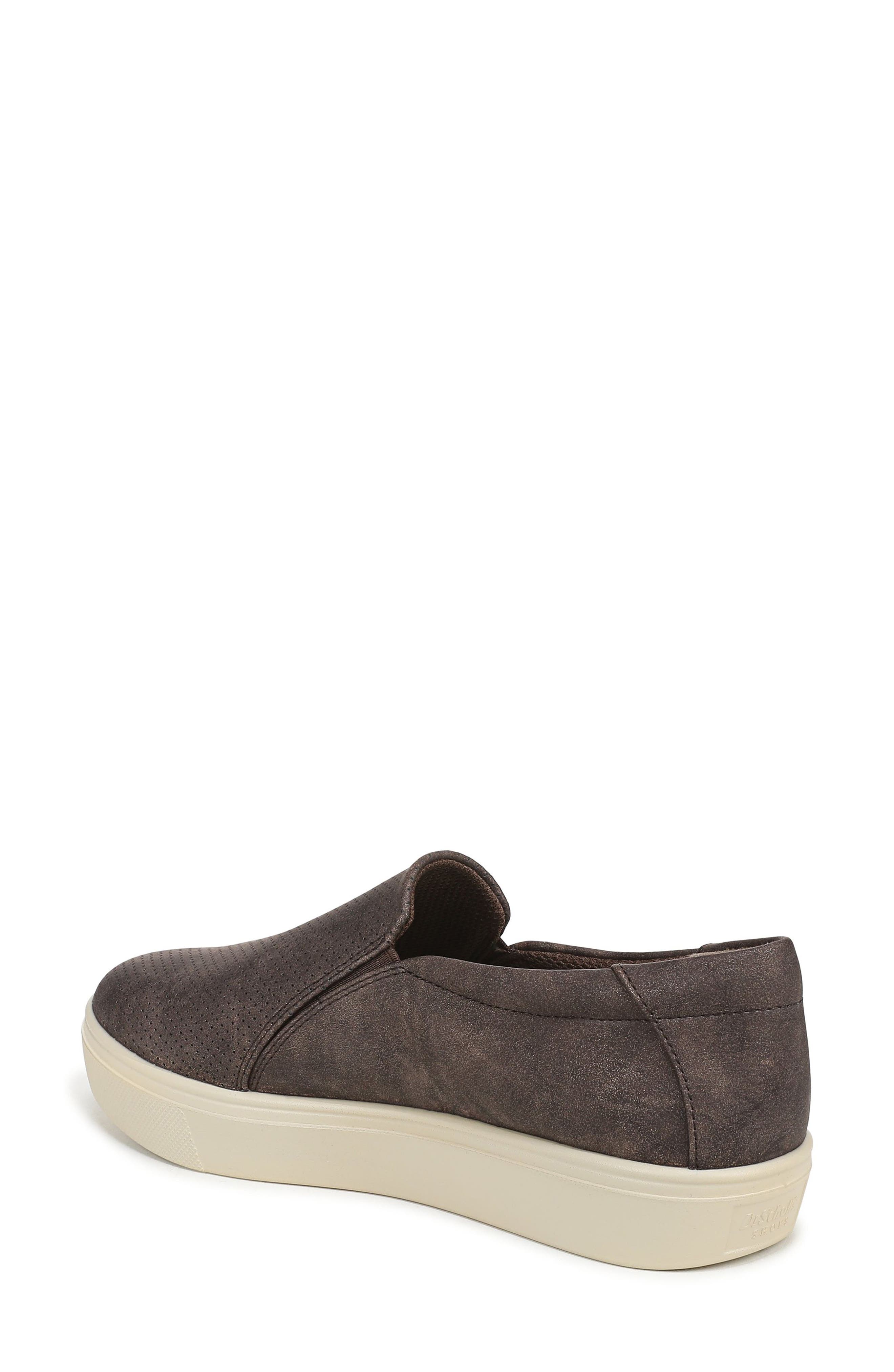 Madison Cloud Slip-On Sneaker, Alternate, color, DARK UMBER FAUX LEATHER