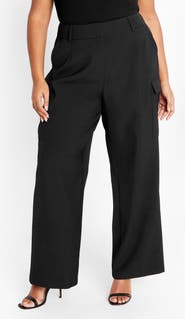 City Chic Karter Wide Leg Cargo Pants